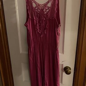 Pink Racer Back style sundress